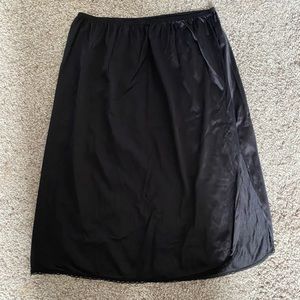 Black Slip Skirt